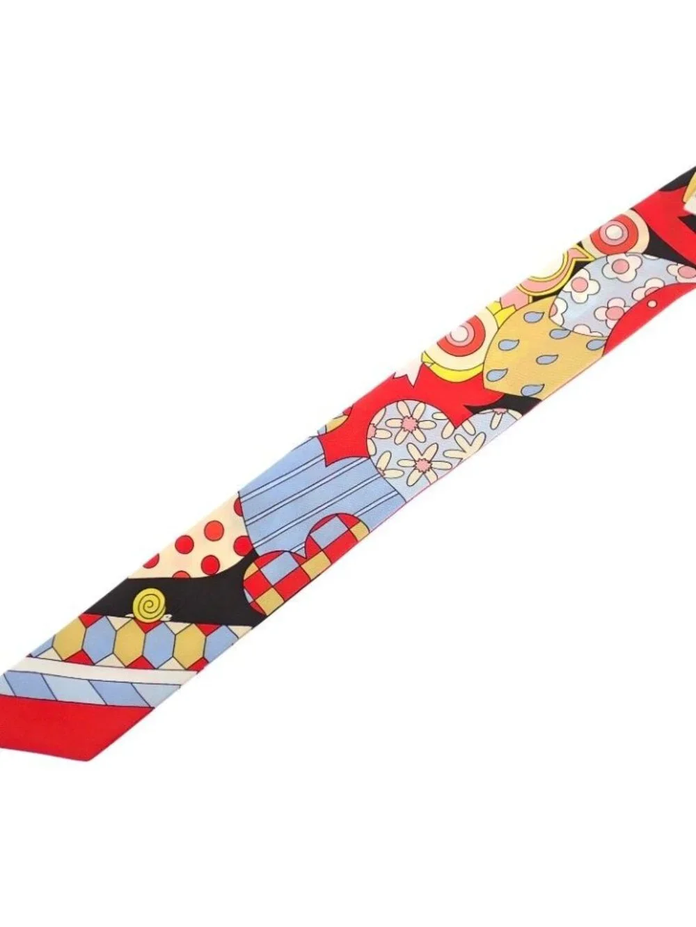 Hermes Twilly les Murmures de la Foret 08 Scarf Silk Red